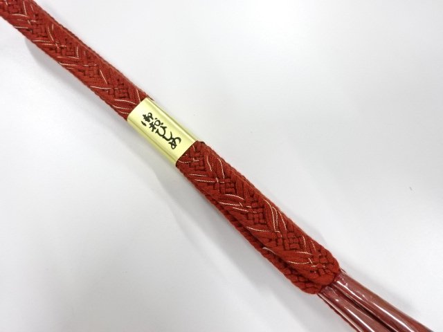 未使用品　正絹　手組帯締め